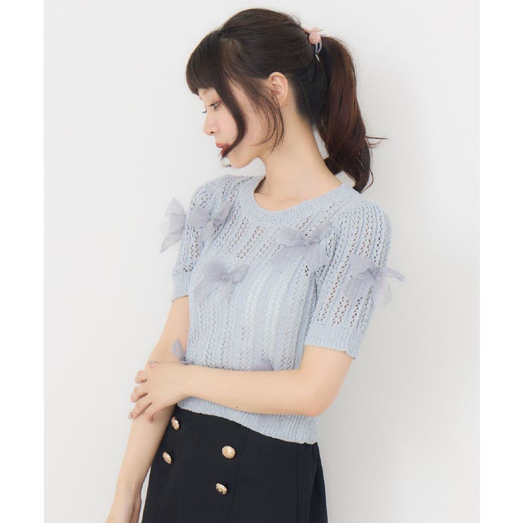 メニーリボンスカシ編みNTPO | RETRO GIRL | 詳細画像26