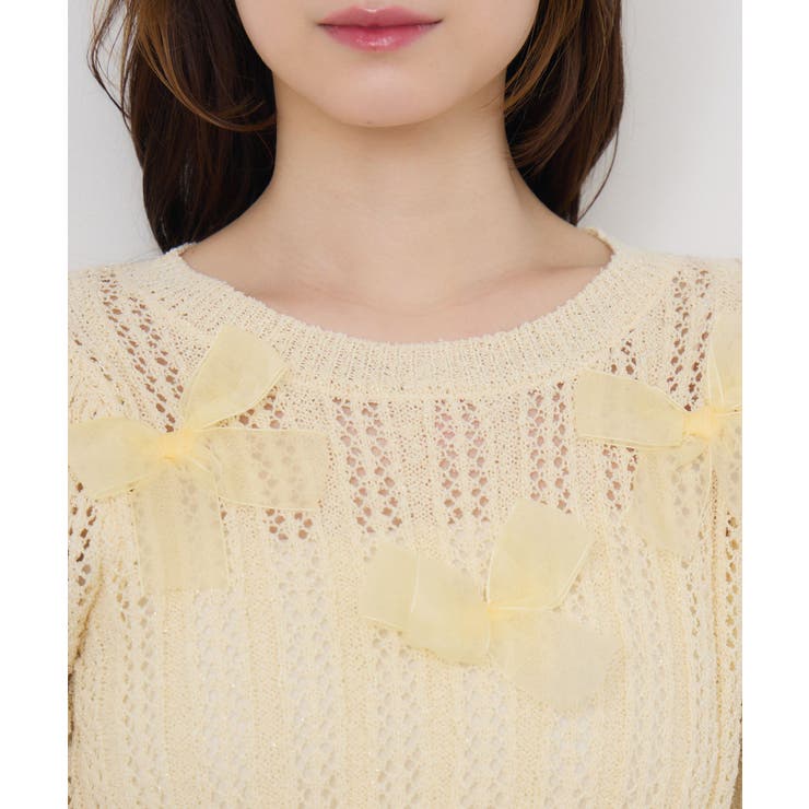 メニーリボンスカシ編みNTPO | RETRO GIRL | 詳細画像28