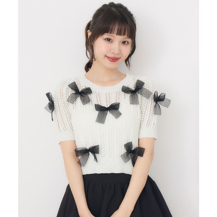 メニーリボンスカシ編みNTPO | RETRO GIRL | 詳細画像6