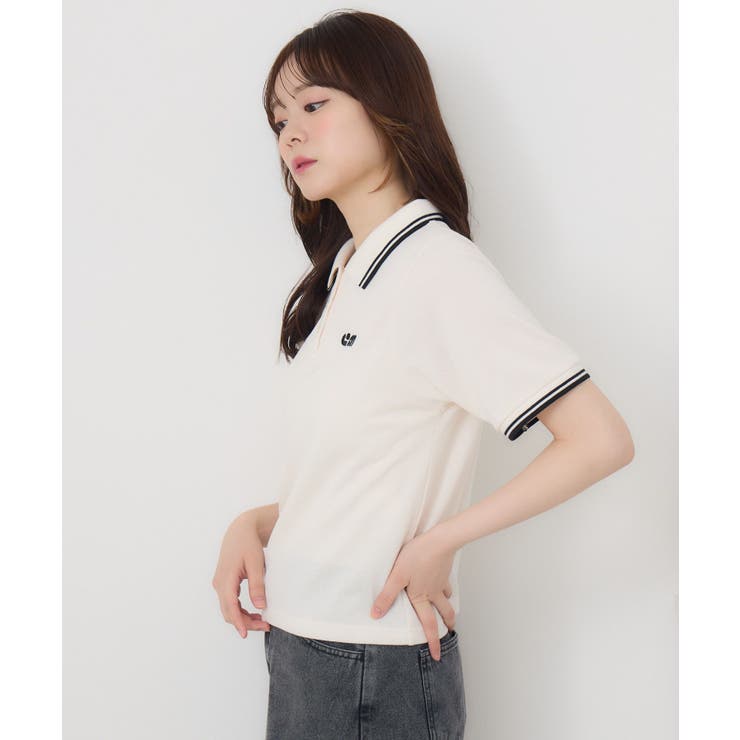 マーク刺繍カノコポロ | RETRO GIRL | 詳細画像10 