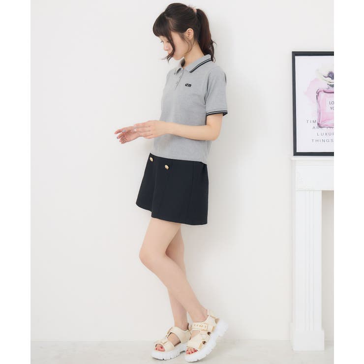 マーク刺繍カノコポロ | RETRO GIRL | 詳細画像14 