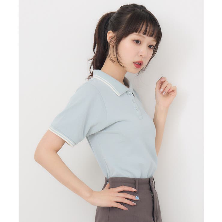 マーク刺繍カノコポロ | RETRO GIRL | 詳細画像26 