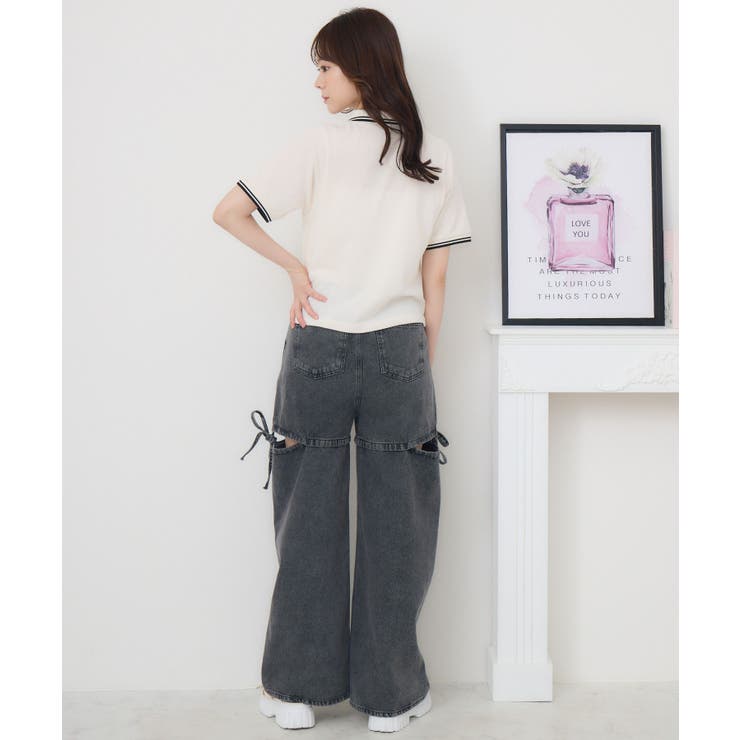 マーク刺繍カノコポロ | RETRO GIRL | 詳細画像7 