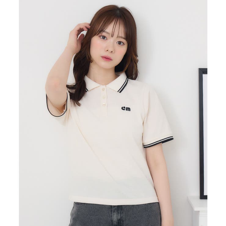 マーク刺繍カノコポロ | RETRO GIRL | 詳細画像8 