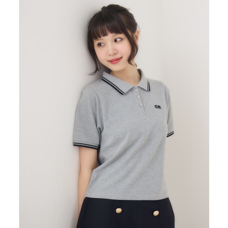 GRY1 | マーク刺繍カノコポロ | RETRO GIRL