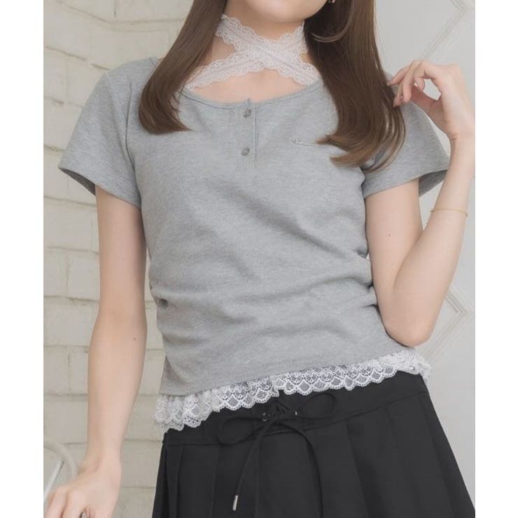 裾フリルドッキングTEE | RETRO GIRL | 詳細画像1 