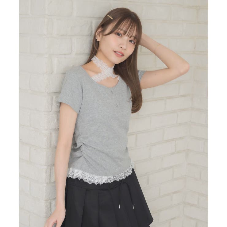 裾フリルドッキングTEE | RETRO GIRL | 詳細画像2 