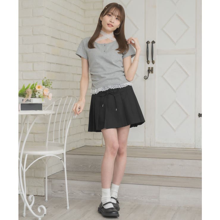 裾フリルドッキングTEE | RETRO GIRL | 詳細画像4 