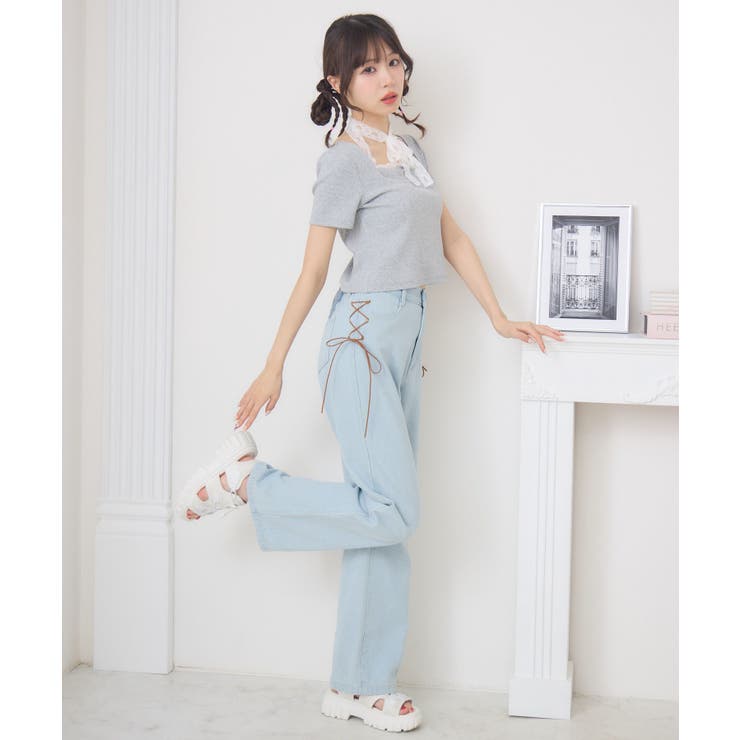 ホルターネック切替テレコCT | RETRO GIRL | 詳細画像3 