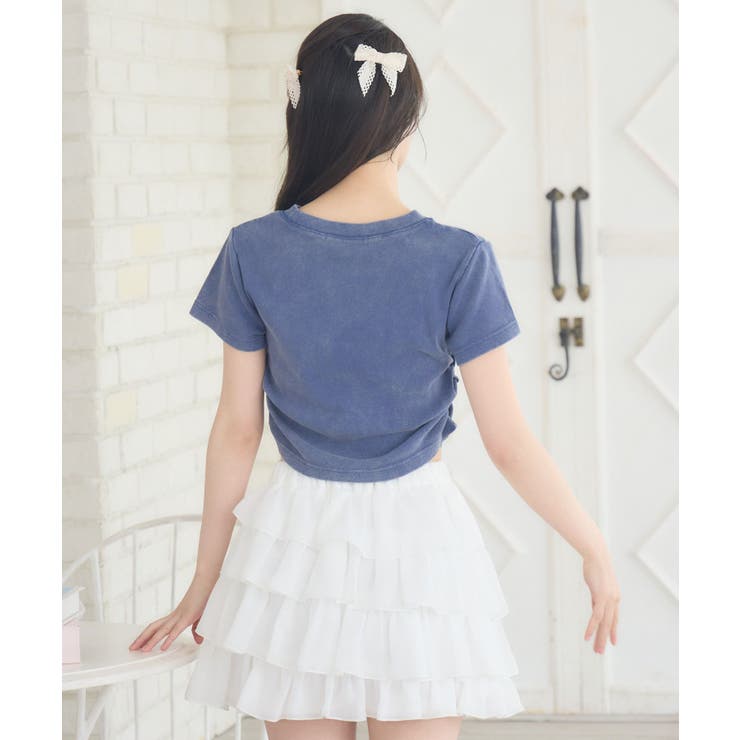 アシッドウォッシュロゴTEE | RETRO GIRL | 詳細画像10 