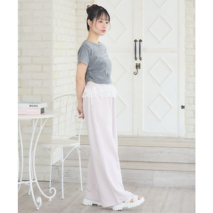 アシッドウォッシュロゴTEE | RETRO GIRL | 詳細画像12 