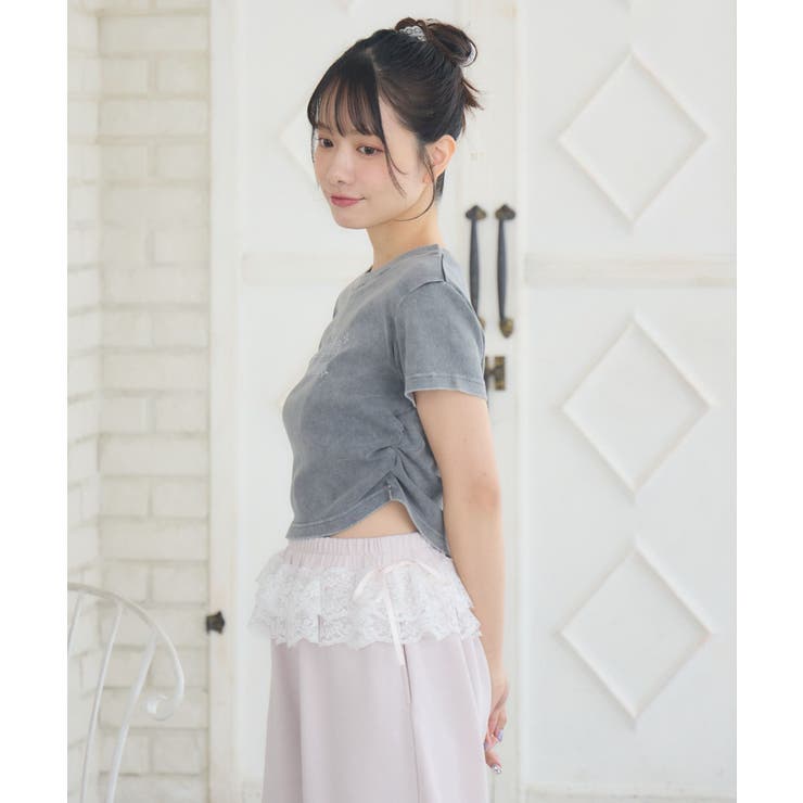 アシッドウォッシュロゴTEE | RETRO GIRL | 詳細画像17 