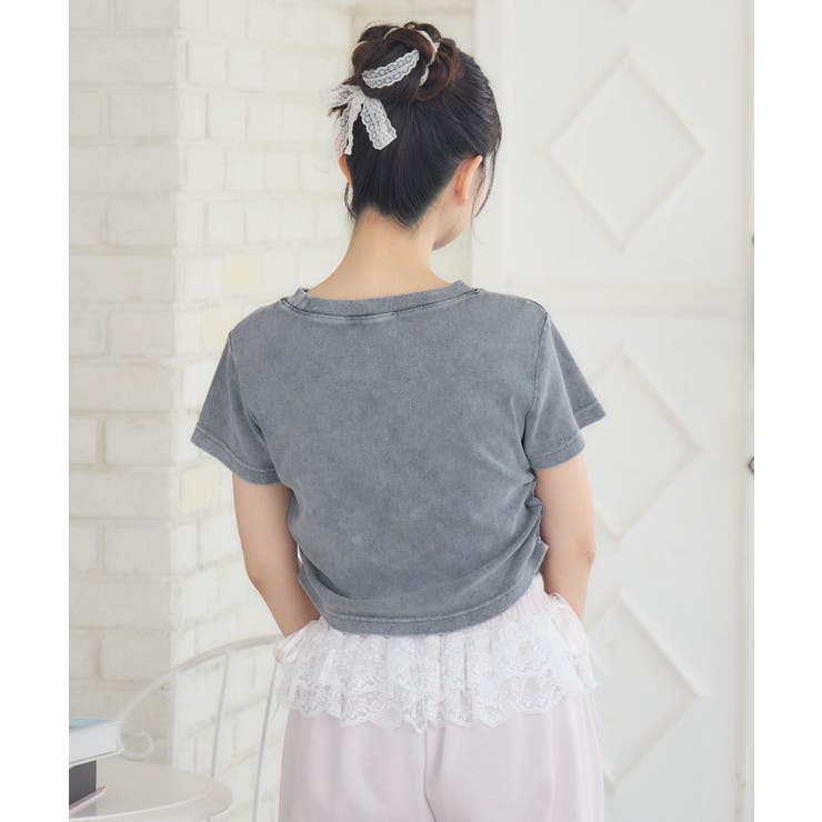 アシッドウォッシュロゴTEE | RETRO GIRL | 詳細画像18 