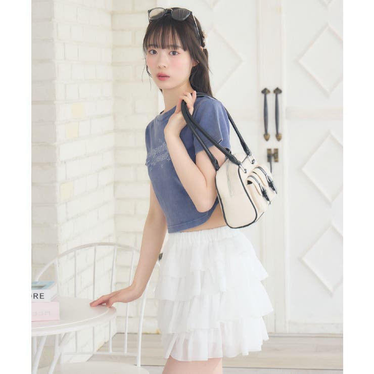 アシッドウォッシュロゴTEE | RETRO GIRL | 詳細画像2 