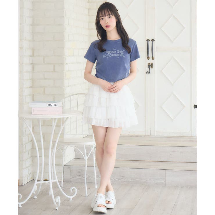 アシッドウォッシュロゴTEE | RETRO GIRL | 詳細画像3 