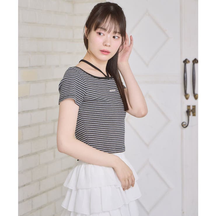 タイ付きショートTEE | RETRO GIRL | 詳細画像17 