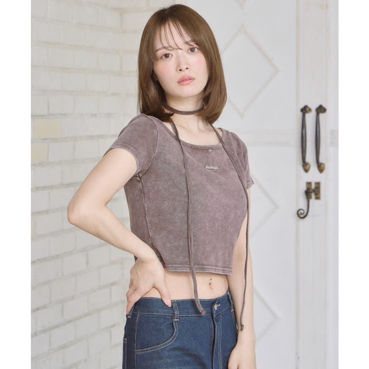 タイ付きショートTEE | RETRO GIRL | 詳細画像25 