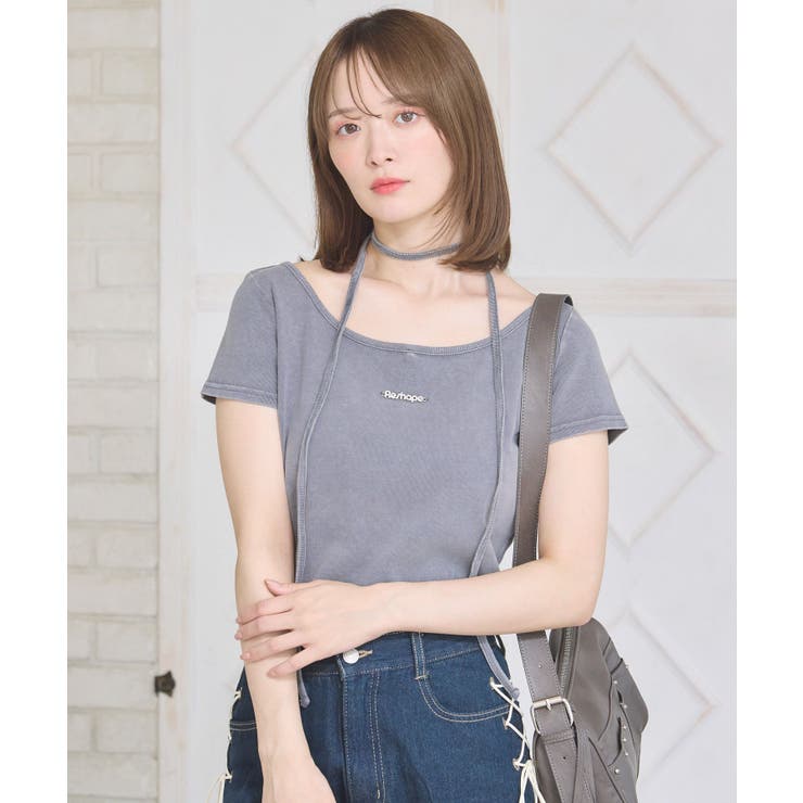 タイ付きショートTEE | RETRO GIRL | 詳細画像8 