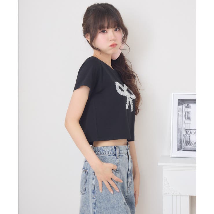 チュールリボンTEE | RETRO GIRL | 詳細画像17 