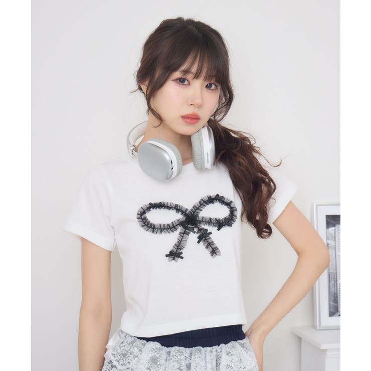 チュールリボンTEE | RETRO GIRL | 詳細画像2 