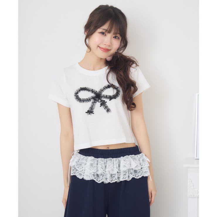チュールリボンTEE | RETRO GIRL | 詳細画像8 