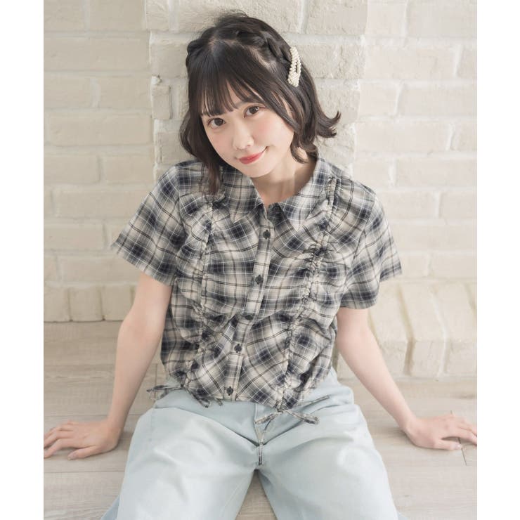 チェックドロストショートSH | RETRO GIRL | 詳細画像11 