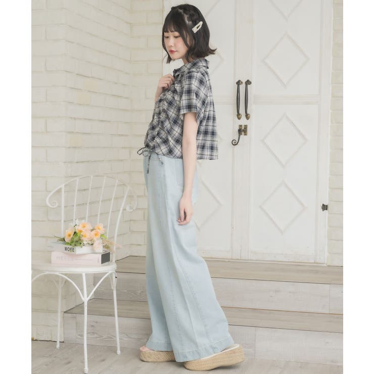 チェックドロストショートSH | RETRO GIRL | 詳細画像15 