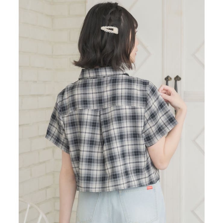 チェックドロストショートSH | RETRO GIRL | 詳細画像18 