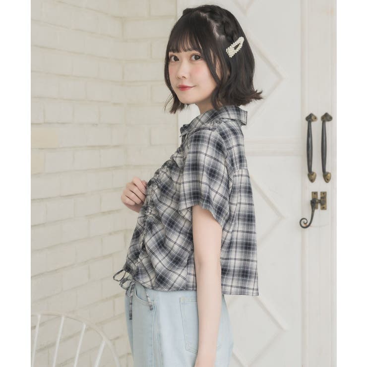 チェックドロストショートSH | RETRO GIRL | 詳細画像19 