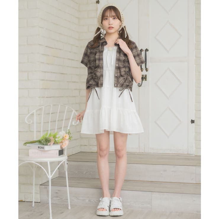 チェックドロストショートSH | RETRO GIRL | 詳細画像22 