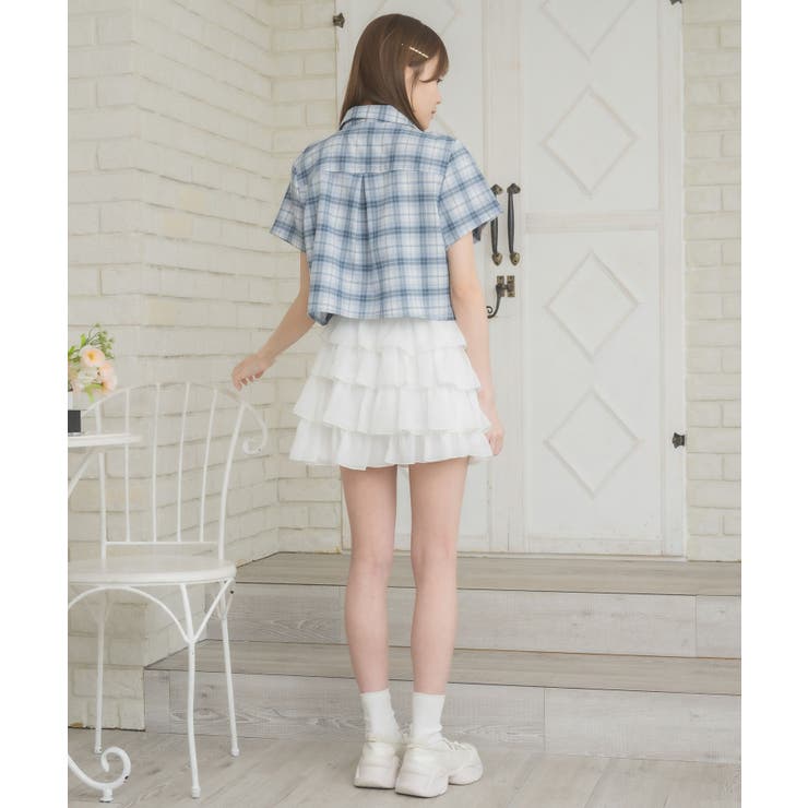 チェックドロストショートSH | RETRO GIRL | 詳細画像5 