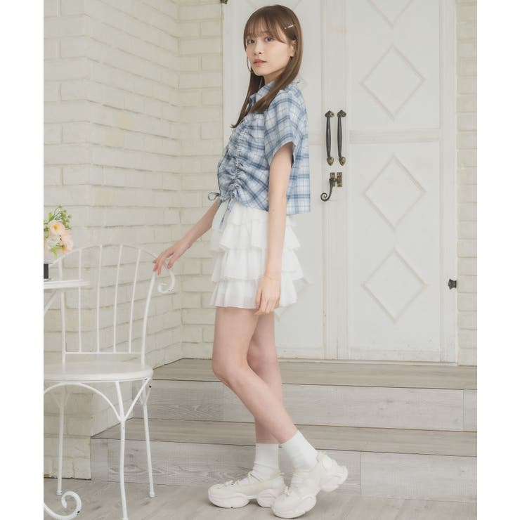 チェックドロストショートSH | RETRO GIRL | 詳細画像6 