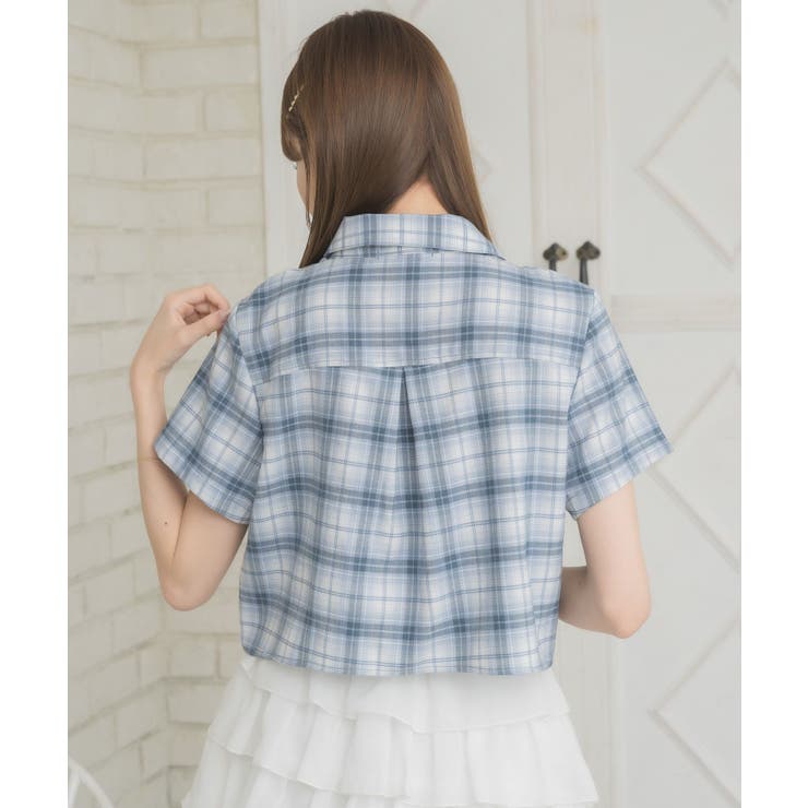 チェックドロストショートSH | RETRO GIRL | 詳細画像9 
