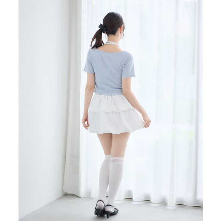 2段バルーンミニスカート | RETRO GIRL | 詳細画像5 
