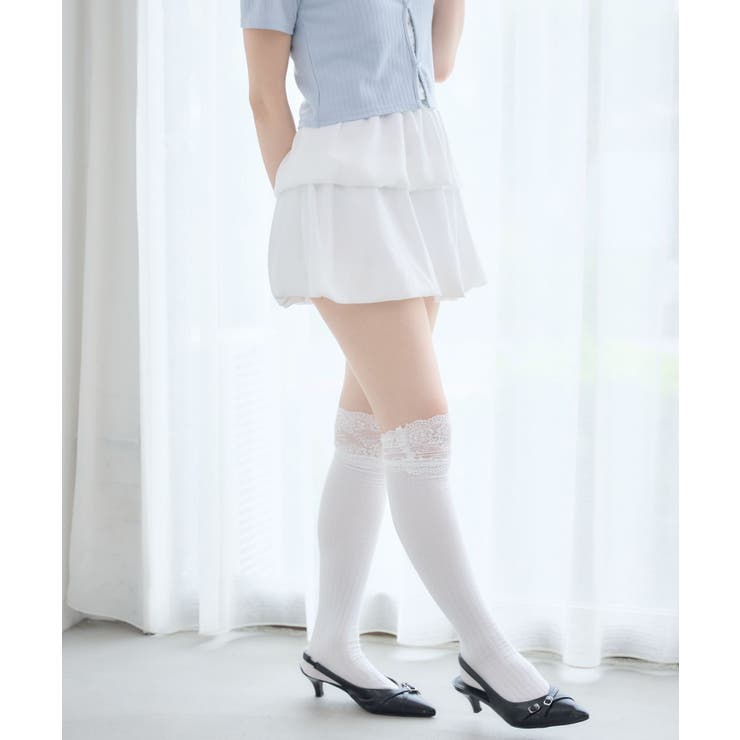 2段バルーンミニスカート | RETRO GIRL | 詳細画像7 