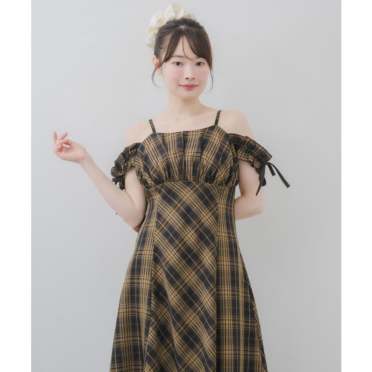 切替チェックロングワンピース | RETRO GIRL | 詳細画像16 
