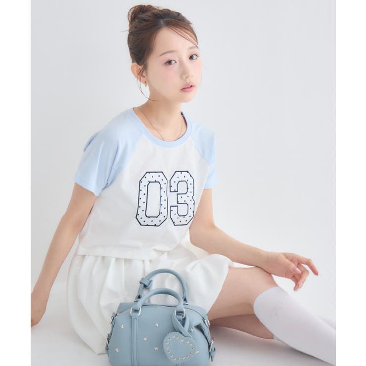 アソートナンバーラグランTシャツ | RETRO GIRL | 詳細画像2 