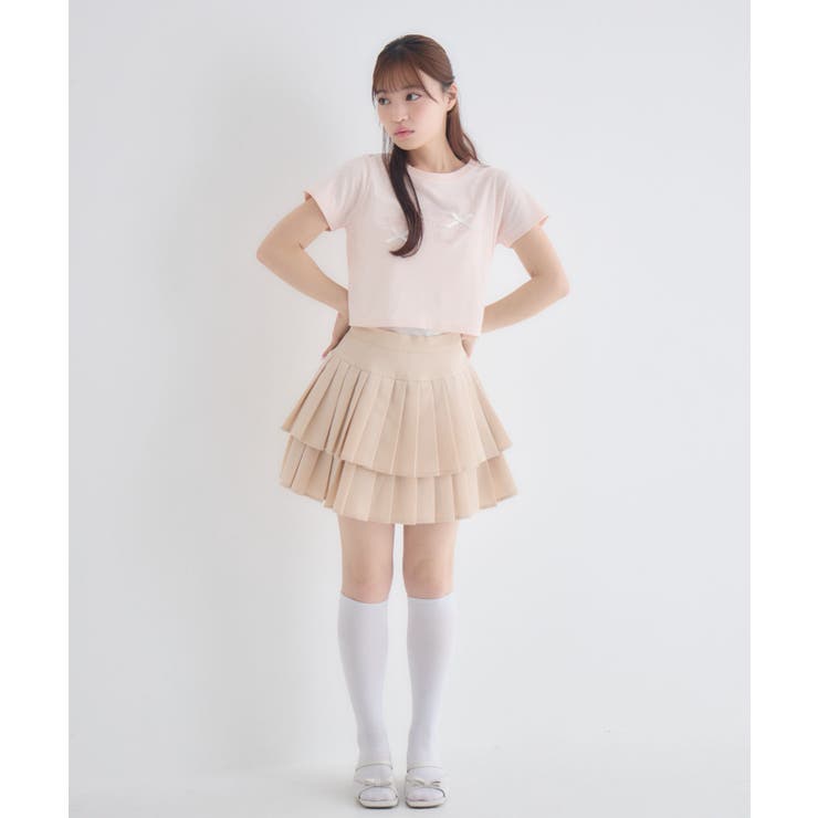 リボン付ロゴTシャツ | RETRO GIRL | 詳細画像12 