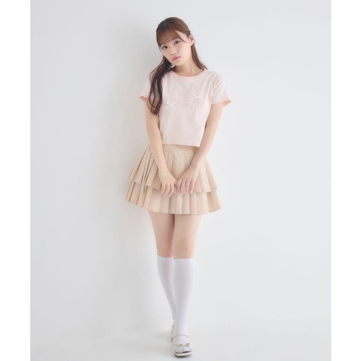 リボン付ロゴTシャツ | RETRO GIRL | 詳細画像13 