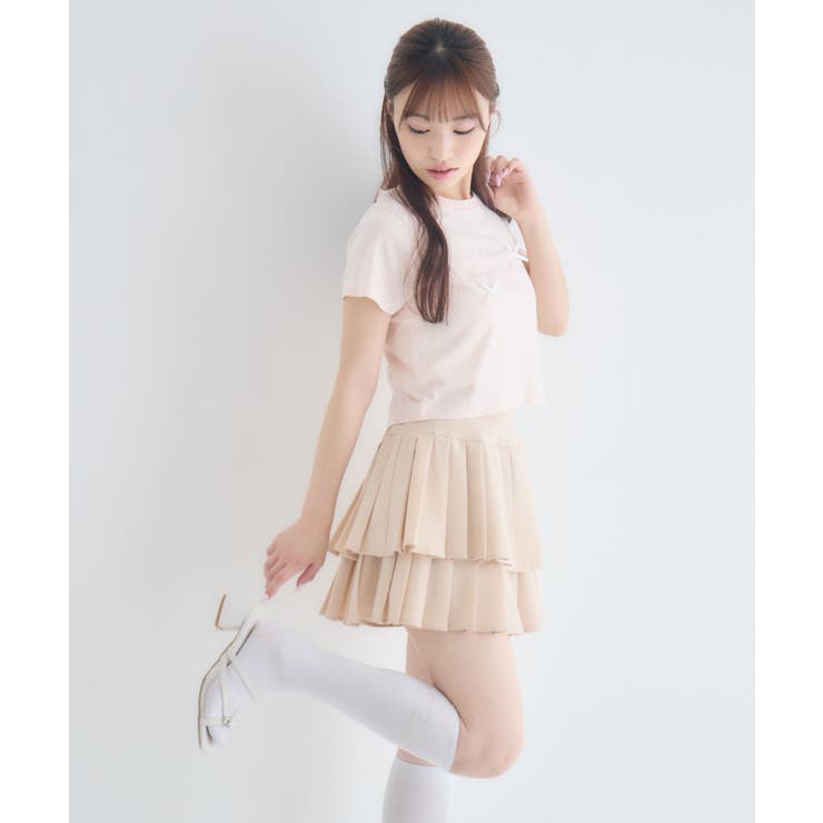 リボン付ロゴTシャツ | RETRO GIRL | 詳細画像14 