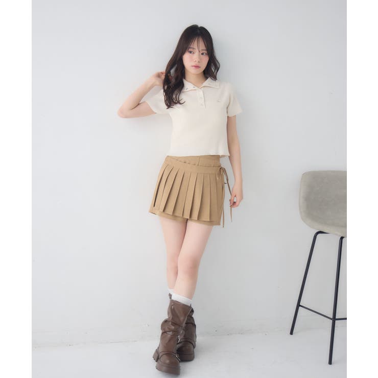襟釦ショートニット | RETRO GIRL | 詳細画像5 
