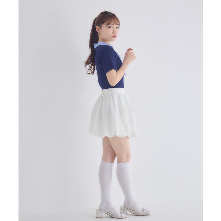 タックバルーンミニスカート | RETRO GIRL | 詳細画像15 