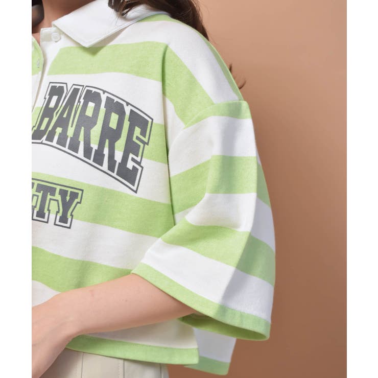 ■Emsexcite■ ラガーボーダーショートトレーナー | RETRO GIRL | 詳細画像29 