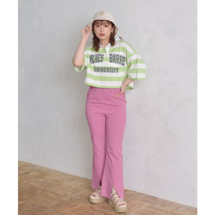 ■Emsexcite■ ラガーボーダーショートトレーナー | RETRO GIRL | 詳細画像37 