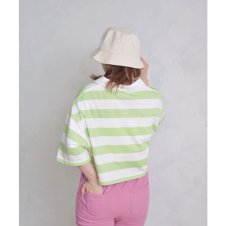 ■Emsexcite■ ラガーボーダーショートトレーナー | RETRO GIRL | 詳細画像38 