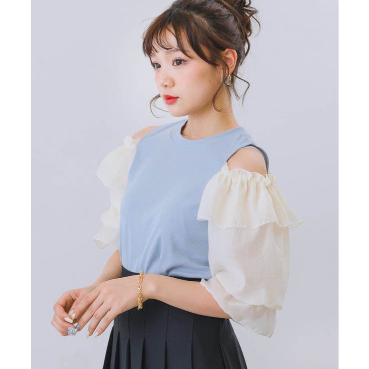 BLU0 | ■Emsexcite■ 肩あきテレコCT | RETRO GIRL