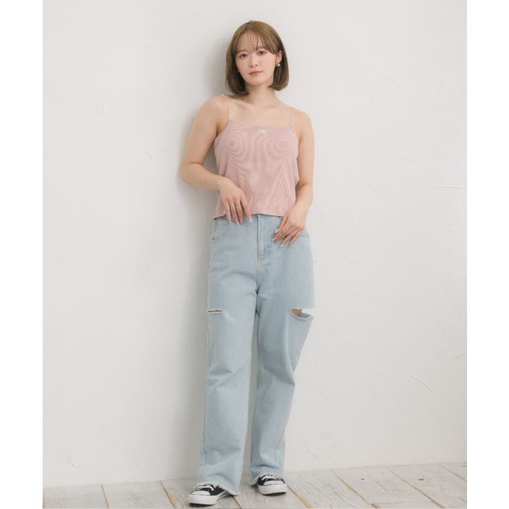 刺繍カップ付きキャミ | RETRO GIRL | 詳細画像29 