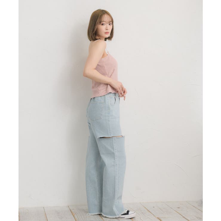 刺繍カップ付きキャミ | RETRO GIRL | 詳細画像31 