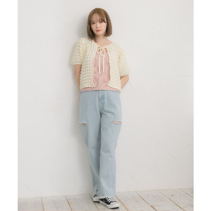 刺繍カップ付きキャミ | RETRO GIRL | 詳細画像34 