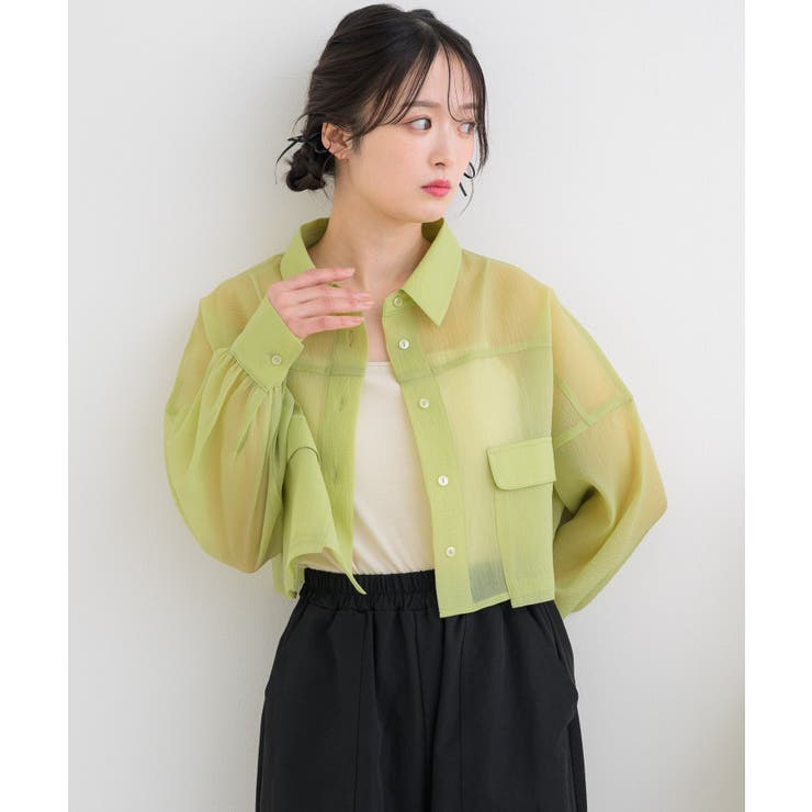 ロゴ刺繍ポケシアーSH[品番：RTGW0007914]｜RETRO GIRL（レトロ